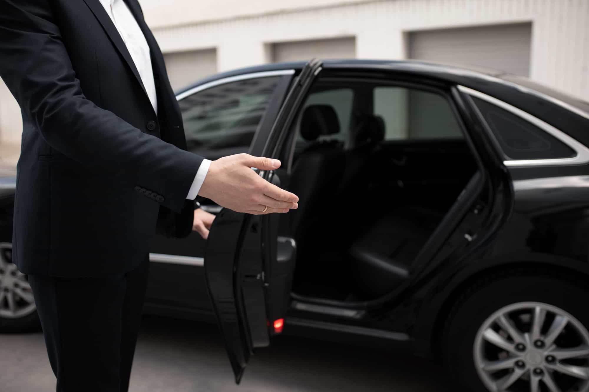 Professional taxi driver in Dusseldorf
